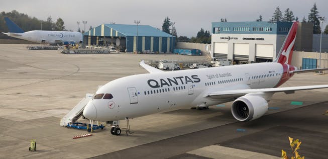 Gelandet So Sieht Qantas Neuer Dreamliner Aus Aerotelegraph
