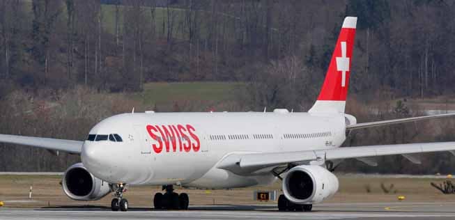 swiss air lost item on plane