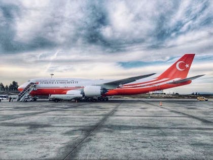 Boeing 747 8 Mit Kennzeichen Tc Trk Das Ist Erdogans Neuer